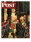 Buy "Backstage at the Met," Saturday Evening Post Cover, January 5, 1946 at AllPosters.com
