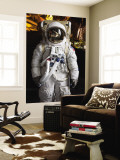 Astronaut Moonwalk Suit at the U.S. Space & Rocket Center, Huntsville, Alabama, USA Wall Mural