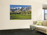 Desert Princess Golf Course and Mountains, Palm Springs, California, USA