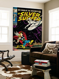 Buy Marvel Comics Retro: Silver Surfer Comic Book Cover #4, Thor (aged) at AllPosters.com