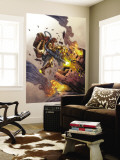 Iron Man: House Of M #2 Cover: Iron Man and Sentinel