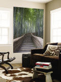Stairway Through Bamboo Grove Above Adashino Nembutsu-Ji Temple