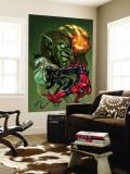 Marvel Knights Spider-Man V3, #10 Cover: Black Cat, Spider-Man and Green Goblin Crouching