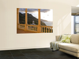 Terrace of Son Marroig Mansion and Gazebo at Sunset Wall Mural