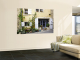 Buy Village House in the Luberon Village of Goult, with Brown Dog Waiting at the Doo at AllPosters.com