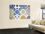 Detail of Antique Portuguese Tiles
