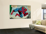 Marvel Comics Retro: The Amazing Spider-Man Comic Panel (aged)