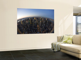 Buy Fisheye View of Manhattan from Empire State Building Observation Deck at AllPosters.com