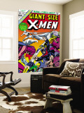 Giant-Size X-Men #2 Cover: Sentinel, Cyclops, Iceman, Angel and Beast