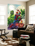 Marvel Adventures Super Heroes #1 Cover: Spider-Man, Iron Man and Hulk