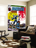 Buy Daredevil #160 Cover: Bullseye, Black Widow and Daredevil Charging at AllPosters.com