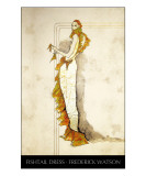 Fishtail Dress with title Giclee Print