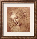 Buy Female Head (La Scapigliata), c.1508 at AllPosters.com