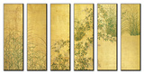 Japanese Autumn Grasses, Six-Fold Screen, Early Edo Period