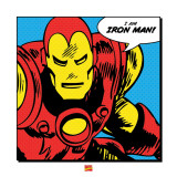 I Am Iron Man Kunstdruck