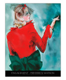 Engagement with title Giclee Print