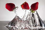 Buy Three Stawberries FreshSplash at AllPosters.com