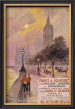 Buy By Rail and Sea from Paris to Brighton or London Featuring the Embankment and Big Ben 6 of 8 at AllPosters.com