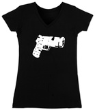Buy Juniors: V-Neck - Brookyn Gun at AllPosters.com