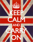 Keep Calm And Carry On (Union Jack)