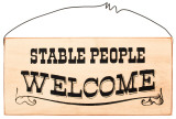 Buy Stable People Welcome at AllPosters.com