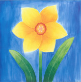 Yellow Flower With Leaves