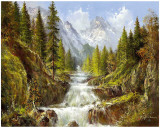 Buy Waterfall In The Carpathians at AllPosters.com