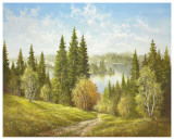 Buy Lake Near Cernivci at AllPosters.com
