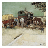 Buy Les Roulottes, Campement De Boh&eacute;miens at AllPosters.com