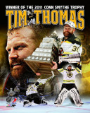 Tim Thomas 2011 NHL Stanley Cup Finals Conn Smythe Winner Portrait Plus