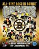 Boston Bruins All-Time Greats Composite