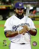 Prince Fielder with the 2011 All-Star Game MVP Award