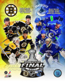 Boston Bruins Vs. Vancouver Canucks Stanley Cup Finals Match-Up Composite
