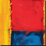 Abstract Composition in Red