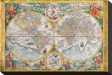 Antique Map, Orbis Terrarum, 1636