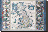 Antique Map, Britannia, Ca. 1646