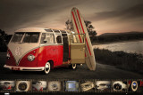 Buy VW- Kombi Surfboard at AllPosters.com