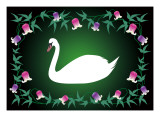 Swan Green Giclee Print