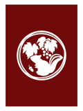 Family Crest Style Burgundy