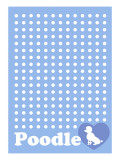 Dot and Poodle Blue