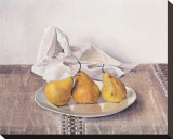 Three Pears On a Plate