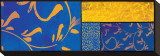 Buy Gold Blue Canvas at AllPosters.com