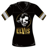 Women's: Elvis Presley - Golden Hockey Jersey T-Shirt