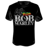 Bob Marley - Distressed Logo T-Shirt