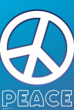 Peace Sign Blue