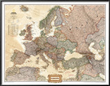 Europe Political Map, Executive Style