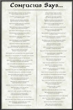 Buy Confucius Says at AllPosters.com