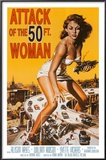 Attack of the 50 ft Woman Lamina Framed Poster