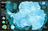 Antarctica Satellite Map