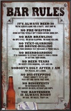 Bar Rules